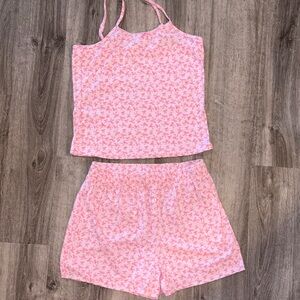 Pink Bow Women's Sleepwear Set